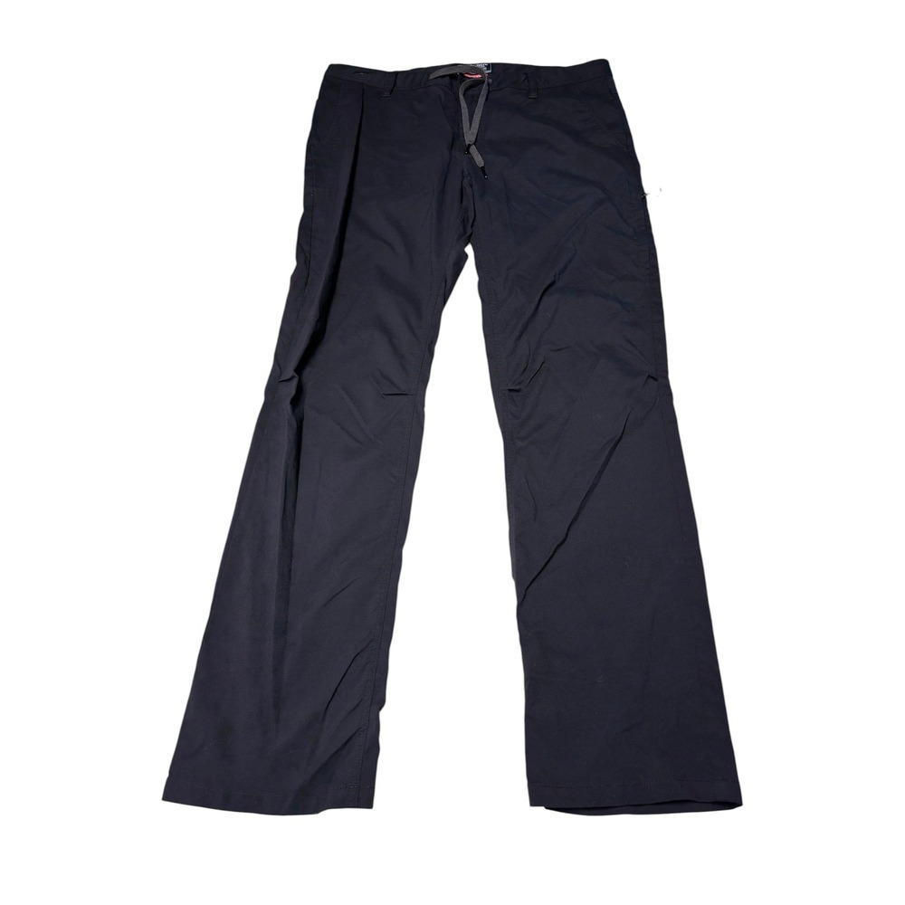 686 Everywhere Relaxed Fit Technical Pants Mens W36 L32 Black Nylon Stretch